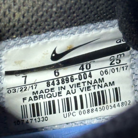 Nike SB Check Solar 843896-004 Gray Running Shoes Sneakers Size 7 - Picture 5 of 5